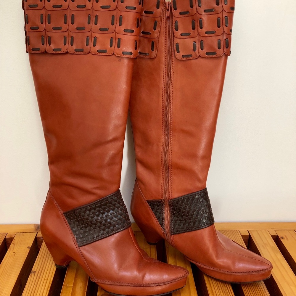 Designer leather boots!